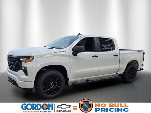 Summit White 2026 Chevrolet Silverado 1500 Custom