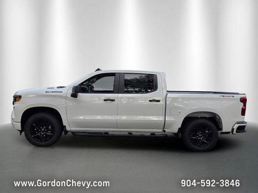 Summit White 2026 Chevrolet Silverado 1500 Custom