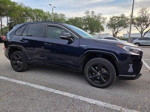 Midnight Black Metallic 2021 Toyota RAV4 Hybrid XSE