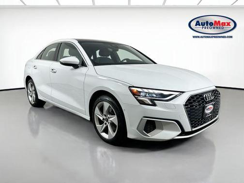 Glacier White Metallic 2023 Audi A3 Premium