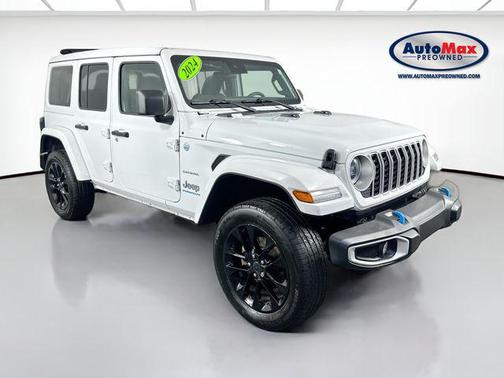 Bright White Clearcoat 2024 Jeep Wrangler Sahara 4xe