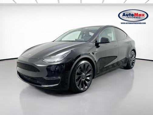 Solid Black 2022 Tesla Model Y Performance Dual Motor All-Wheel Drive
