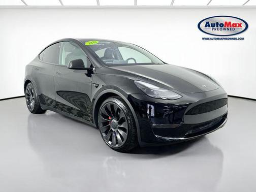Solid Black 2022 Tesla Model Y Performance Dual Motor All-Wheel Drive