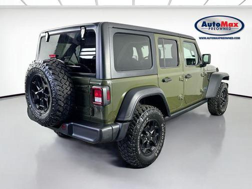 Sarge Green Clearcoat 2023 Jeep Wrangler 4xe Willys