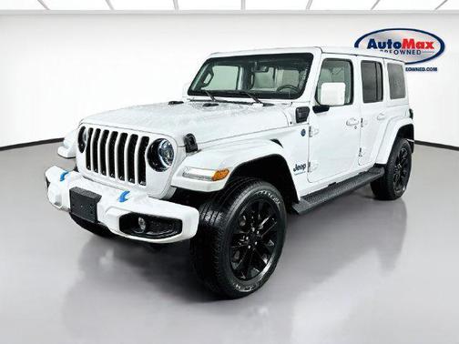 Bright White Clearcoat 2023 Jeep Wrangler 4xe Sahara High Altitude