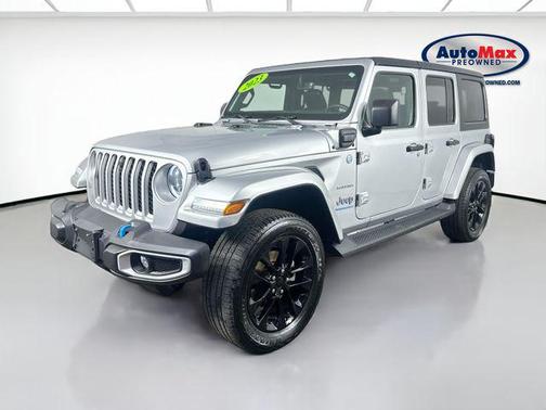 Silver Zynith Clearcoat 2023 Jeep Wrangler 4xe Sahara