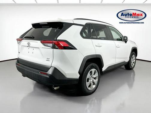 Super White 2021 Toyota RAV4 LE