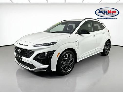 Lunar White 2023 Hyundai KONA N Line