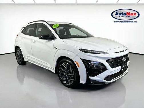 Lunar White 2023 Hyundai KONA N Line