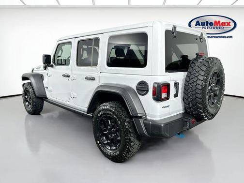 Bright White Clearcoat 2023 Jeep Wrangler 4xe Willys