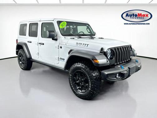 Bright White Clearcoat 2023 Jeep Wrangler 4xe Willys