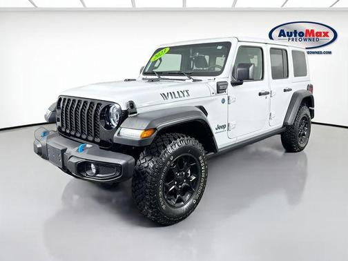 Bright White Clearcoat 2023 Jeep Wrangler 4xe Willys