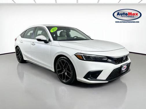 Platinum White Pearl 2023 Honda Civic Sport Touring