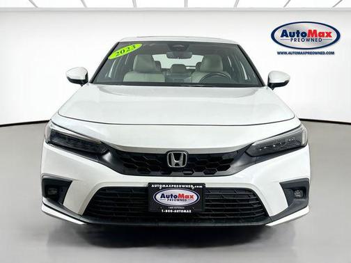 Platinum White Pearl 2023 Honda Civic Sport Touring