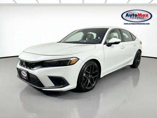 Platinum White Pearl 2023 Honda Civic Sport Touring