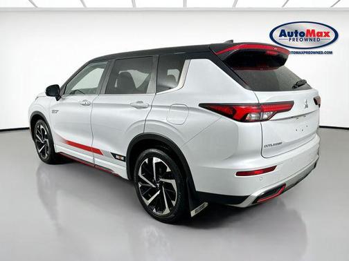 White Diamond/Black Roof 2024 Mitsubishi Outlander PHEV SE Ralliart