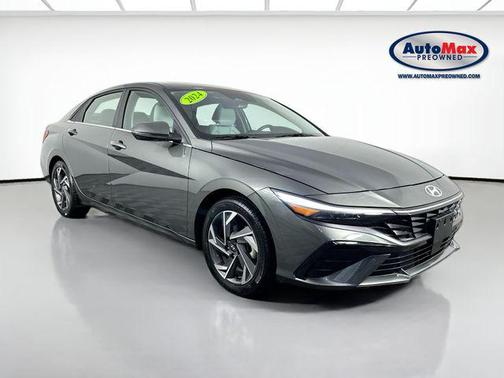 Amazon Gray 2024 Hyundai ELANTRA HEV Limited