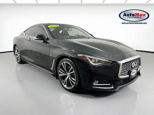 Black Obsidian 2018 INFINITI Q60 3.0T LUXE