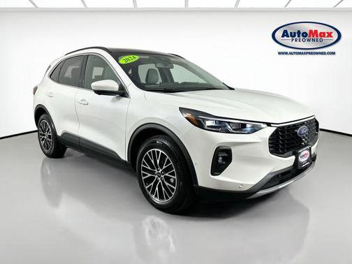 Star White Metallic Tri-Coat 2024 Ford Escape PHEV Base