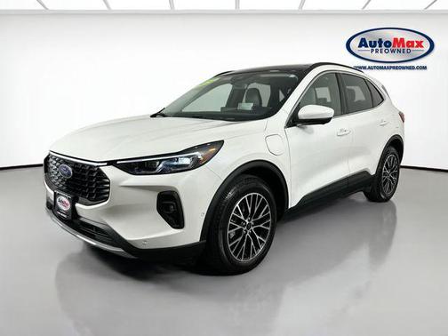 Star White Metallic Tri-Coat 2024 Ford Escape PHEV Base