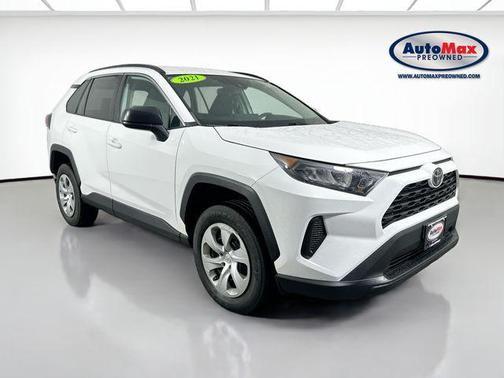 Super White 2021 Toyota RAV4 LE