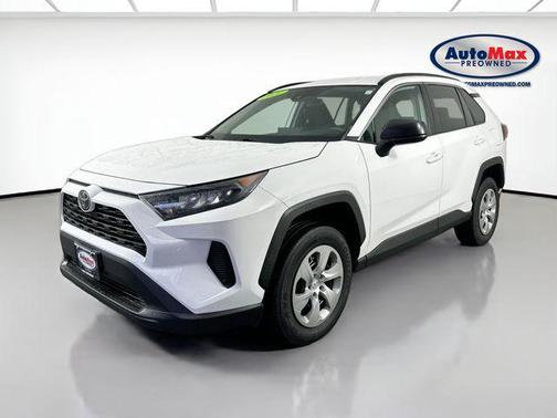 Super White 2021 Toyota RAV4 LE