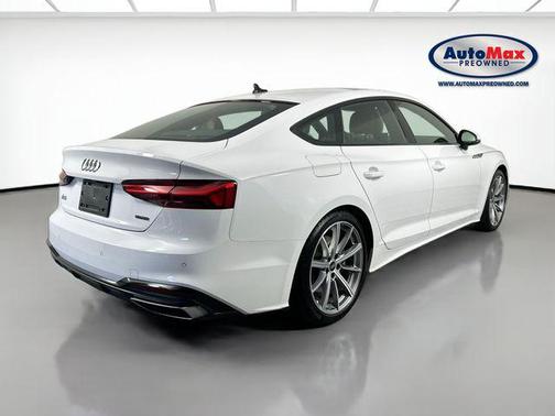 Arkona White 2025 Audi A5 Sportback 45 S Line Premium