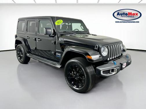 Black Clearcoat 2022 Jeep Wrangler Unlimited 4xe Sahara