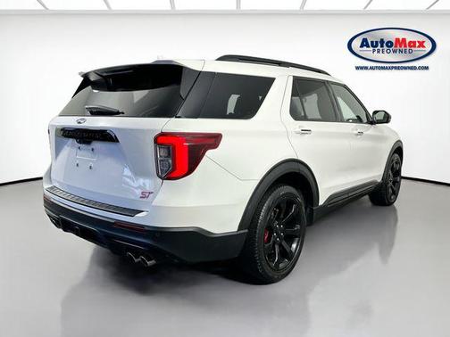 Star White Metallic Tri-Coat 2022 Ford Explorer ST