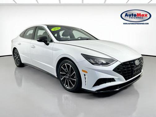 Quartz White 2020 Hyundai SONATA SEL Plus