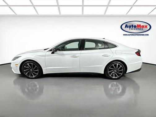 Quartz White 2020 Hyundai SONATA SEL Plus