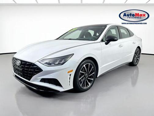 Quartz White 2020 Hyundai SONATA SEL Plus