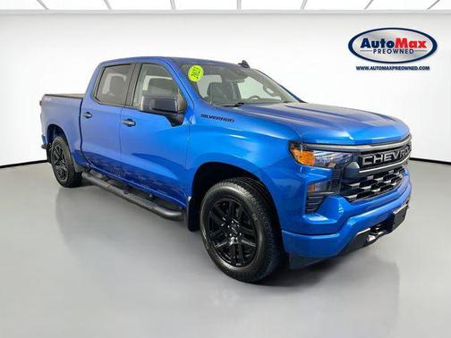 Glacier Blue Metallic 2023 Chevrolet Silverado 1500 Custom