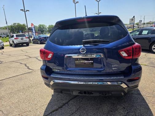 Caspian Blue 2017 Nissan Pathfinder SL
