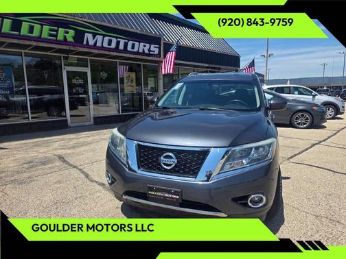Arctic Blue Metallic 2013 Nissan Pathfinder SL
