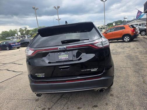 Shadow Black 2017 Ford Edge Titanium