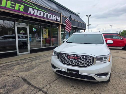 White Frost Tricoat 2017 GMC Acadia Denali