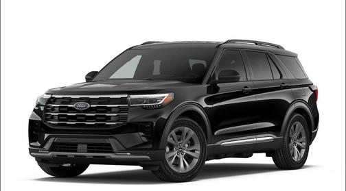 Agate Black Metallic 2026 Ford Explorer Active SUV