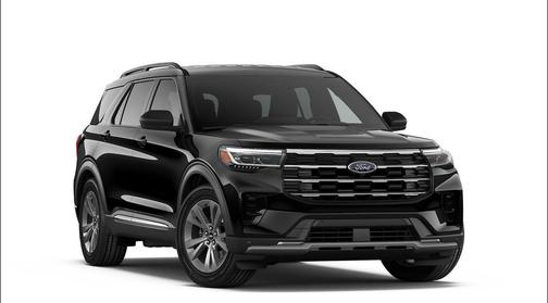 Agate Black Metallic 2026 Ford Explorer Active