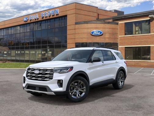 Star White Metallic Tri-Coat 2027 Ford Explorer Active