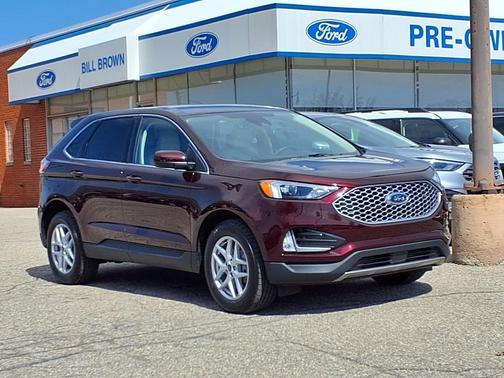 Burgundy Velvet Metallic Tinted Clearcoat 2024 Ford Edge SEL