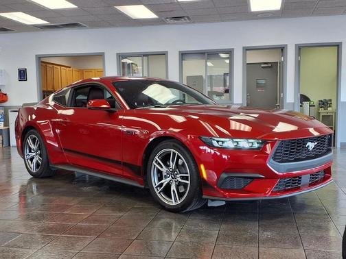 Red 2024 Ford Mustang EcoBoost Premium