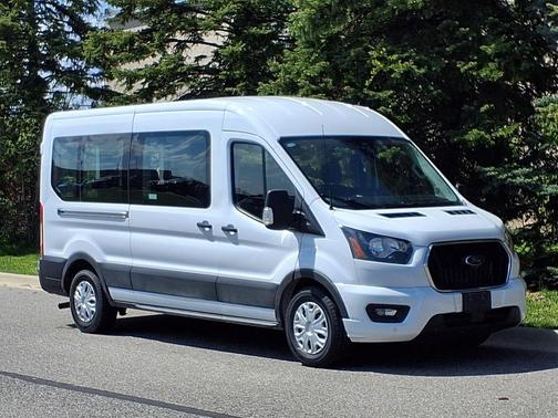 Oxford White 2023 Ford Transit-350 XLT