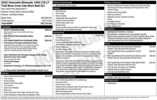 2022 Chevrolet Silverado 1500 LT Trail Boss