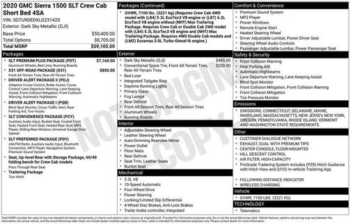 2020 GMC Sierra 1500 SLT