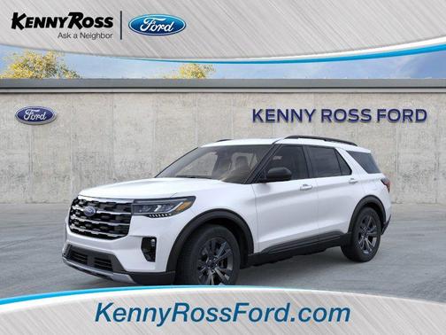 Star White Metallic Tri-Coat 2026 Ford Explorer Active