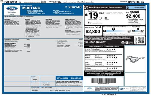 Sterling Gray Metallic 2013 Ford Mustang GT Premium