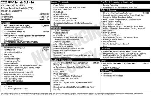 2023 GMC Terrain SLT