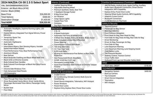 2024 Mazda CX-30 2.5 S Select Sport