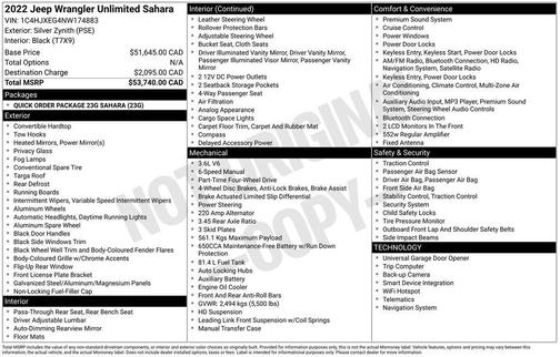 2022 Jeep Wrangler Unlimited Sahara